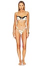 view 4 of 4 Lena Bikini Top in Gold Filigree