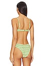 view 3 of 5 Dainty Bikini Top in Lime Icing