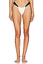 view 1 of 4 X Olivia Culpo Sandra Bikini Bottom in Cream Terry Rib