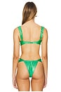 view 3 of 4 Bella Bikini Top in Emerald Shimmer