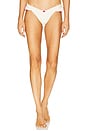 view 1 of 4 Kelly Bikini Bottom in Cream & Raspberry