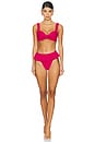 view 4 of 4 Hayden Bikini Top in Raspberry