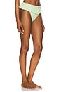 view 2 of 4 Tamarindo Ruffle Bikini Bottom in Avocado Floral Texture