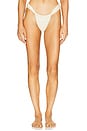 view 1 of 4 Sandra Bikini Bottom in Oat Texture