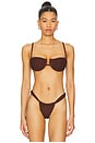 view 1 of 4 x REVOLVE Petal Bikini Top in Chocolate