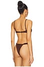 view 3 of 4 x REVOLVE Petal Bikini Top in Chocolate