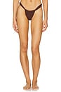 view 1 of 4 x REVOLVE Sandra Bikini Bottom in Chocolate