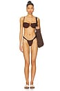 view 4 of 4 x REVOLVE Sandra Bikini Bottom in Chocolate
