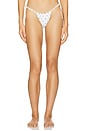 view 1 of 4 Single String Brazil Bikini Bottom in Heidi Floral