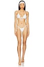 view 4 of 4 Single String Brazil Bikini Bottom in Heidi Floral