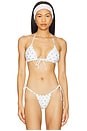 view 1 of 4 Emma Triangle Bikini Top in Heidi Floral
