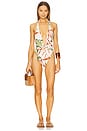 view 1 of 3 Tropez Tie-Up One Piece in Rooted Floral
