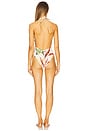 view 3 of 3 Tropez Tie-Up One Piece in Rooted Floral