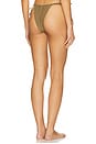 view 3 of 4 Brasil Scrunch Bikini Bottom in Khaki