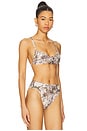 view 2 of 5 Devin Rosa Bikini Top in Camo