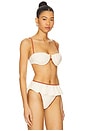 view 2 of 4 Petal Bikini Top in Oat Terracotta