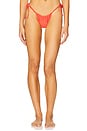 view 1 of 4 Brasil Scrunch Bikini Bottom in Cherry