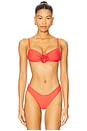 view 1 of 4 Rosa Devin Bikini Top in Cherry