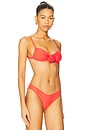 view 2 of 4 Rosa Devin Bikini Top in Cherry