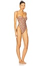 view 2 of 4 Petal One Piece in Sienna Floral