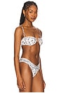 view 2 of 4 Swim Simonette Bikini Top in Ivy Bandana
