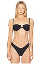 view 1 of 4 Simonette Bikini Top in Sable