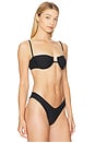 view 2 of 4 Simonette Bikini Top in Sable