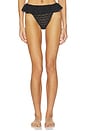 view 1 of 4 BRAGUITA DE BIKINI DE TALLE ALTO TAMARINDO RUFFLE in Black Daisy Lace