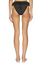 view 3 of 4 BRAGUITA DE BIKINI DE TALLE ALTO TAMARINDO RUFFLE in Black Daisy Lace