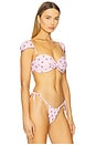 view 3 of 6 HAUT DE MAILLOT DE BAIN CROPPED CABANA in Cherries