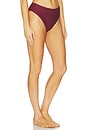 view 2 of 4 Paula Bikini Bottom in Maroon Crochet