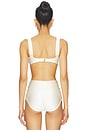 view 3 of 4 X Elsa Hosk Hayden Bikini Top in Cream Silkie