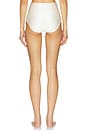 view 3 of 5 x Elsa Hosk High Rise Bikini Bottom in Cream Silkie