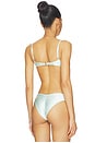 view 3 of 4 x Elsa Hosk Lena Bikini Top in Seafoam Silkie