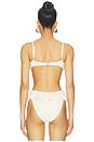 view 3 of 4 x Elsa Hosk Simonette Bikini Top in Amalia Texture