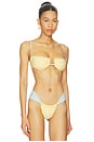 view 2 of 4 HAUT DE MAILLOT DE BAIN X ELSA HOSK SIMONETTE in Sunshine Binded