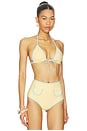 view 2 of 4 HAUT DE MAILLOT DE BAIN TRIANGLE X ELSA HOSK BINDED EMMA in Sunshine Binded