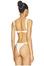 view 3 of 4 X Elsa Hosk Bella Bikini Top in Cream Silkie