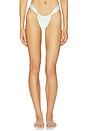 view 1 of 4 x Elsa Hosk Sandra Bikini Bottom in Seafoam Silkie