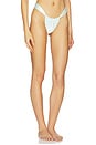 view 2 of 4 x Elsa Hosk Sandra Bikini Bottom in Seafoam Silkie