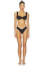 view 4 of 4 BRAGUITA BIKINI LULU in Black Rib