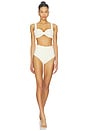 view 4 of 4 BRAGUITA BIKINI HIGH RISE in Cream Rib