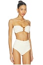 view 2 of 4 TOP BIKINI TORI in Cream Rib