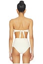 view 3 of 4 TOP BIKINI TORI in Cream Rib