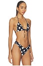 view 2 of 4 Binded Emma Bikini Top in Polka Dot