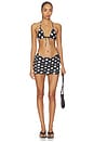 view 4 of 4 Binded Emma Bikini Top in Polka Dot