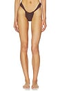view 1 of 4 Sandra Bikini Bottom in Espresso Crochet