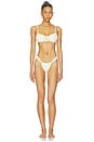 view 4 of 5 Sandra Bikini Bottom in Bone Crochet