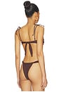 view 4 of 5 TOP BIKINI BANDA TORI in Espresso Crochet