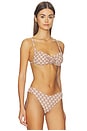 view 2 of 5 Devin Rosa Bikini Top in Grace Lace